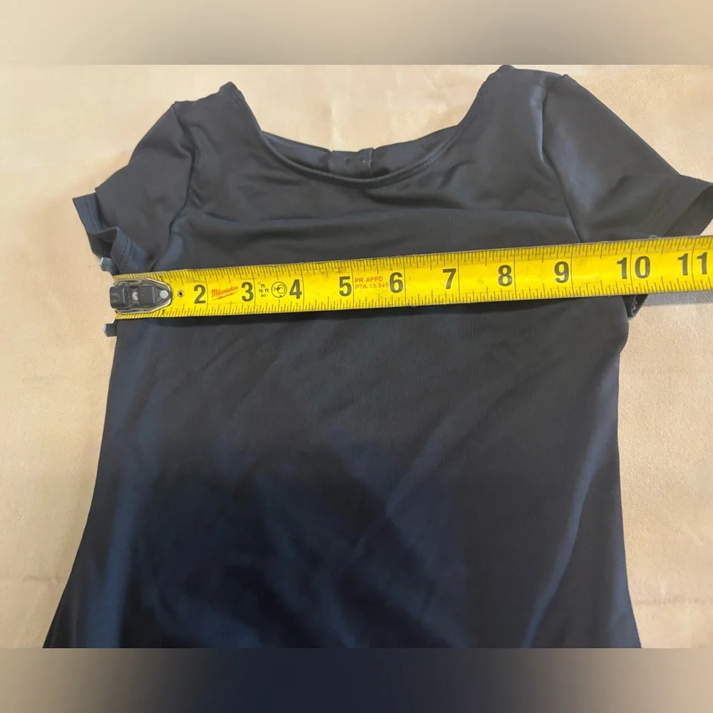 Justice Black Leotard for Kids‎ Dance Gymnastics